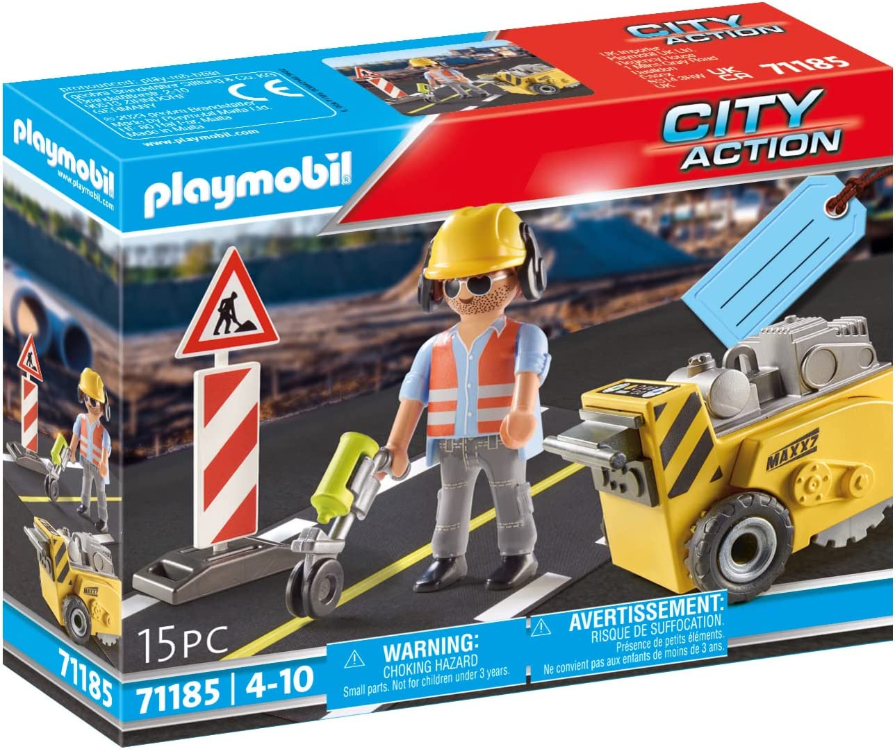 b3d60eee3a3b68b8e1d2d07dce8cfe61 PLAYMOBIL GIFT SETS MANUTENZIONE STRADALE - immagine 1