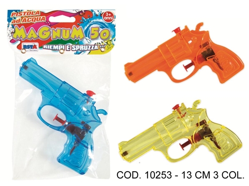 b4d27dcde392e1e5e2ecb7e833b4565d Pistola ad acqua cm 13 3 colori ass - immagine 1