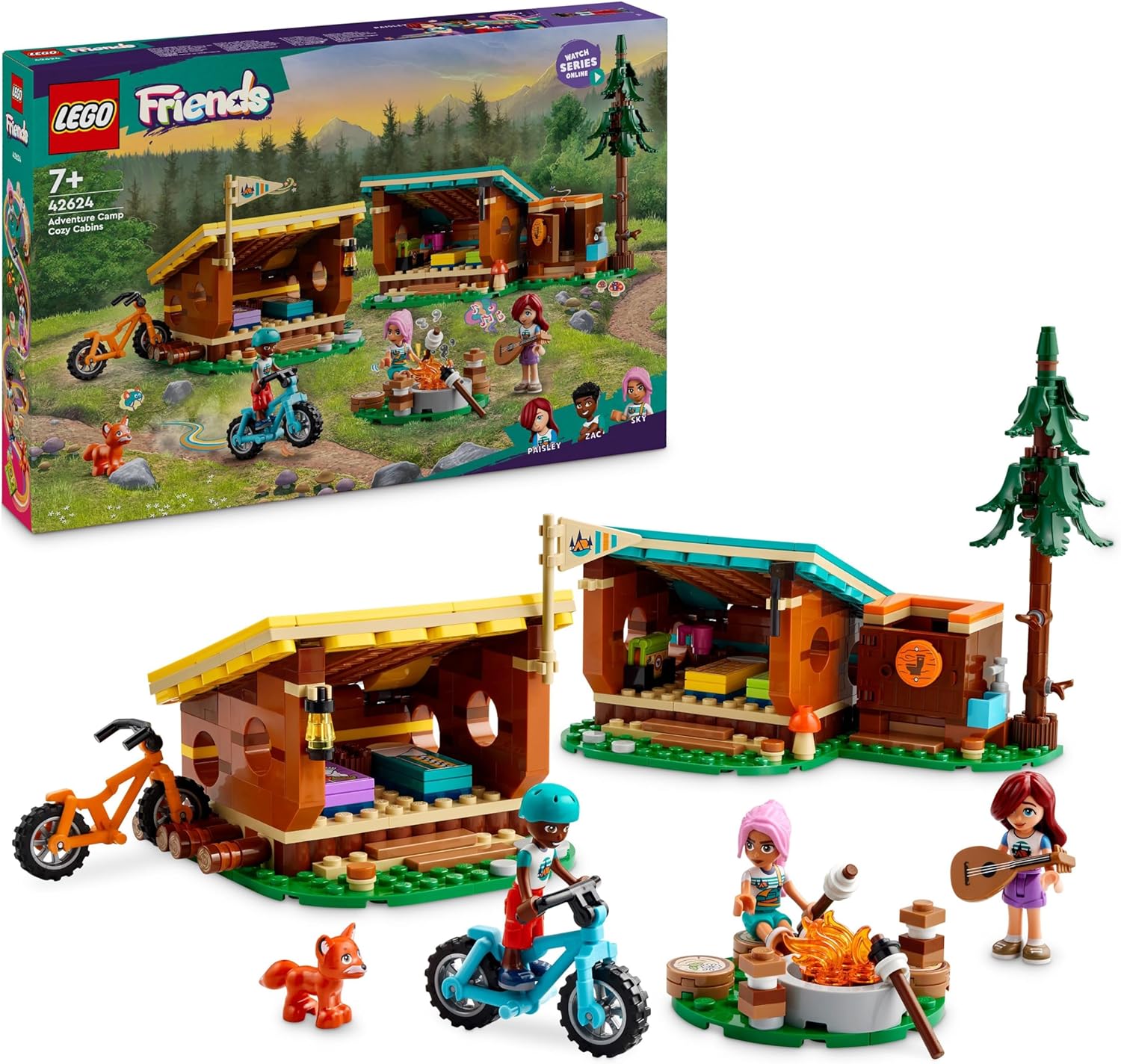 b516ac698567944b3b7fb83251f271ff Lego Friends Cabine relax al campo avventure - immagine 1