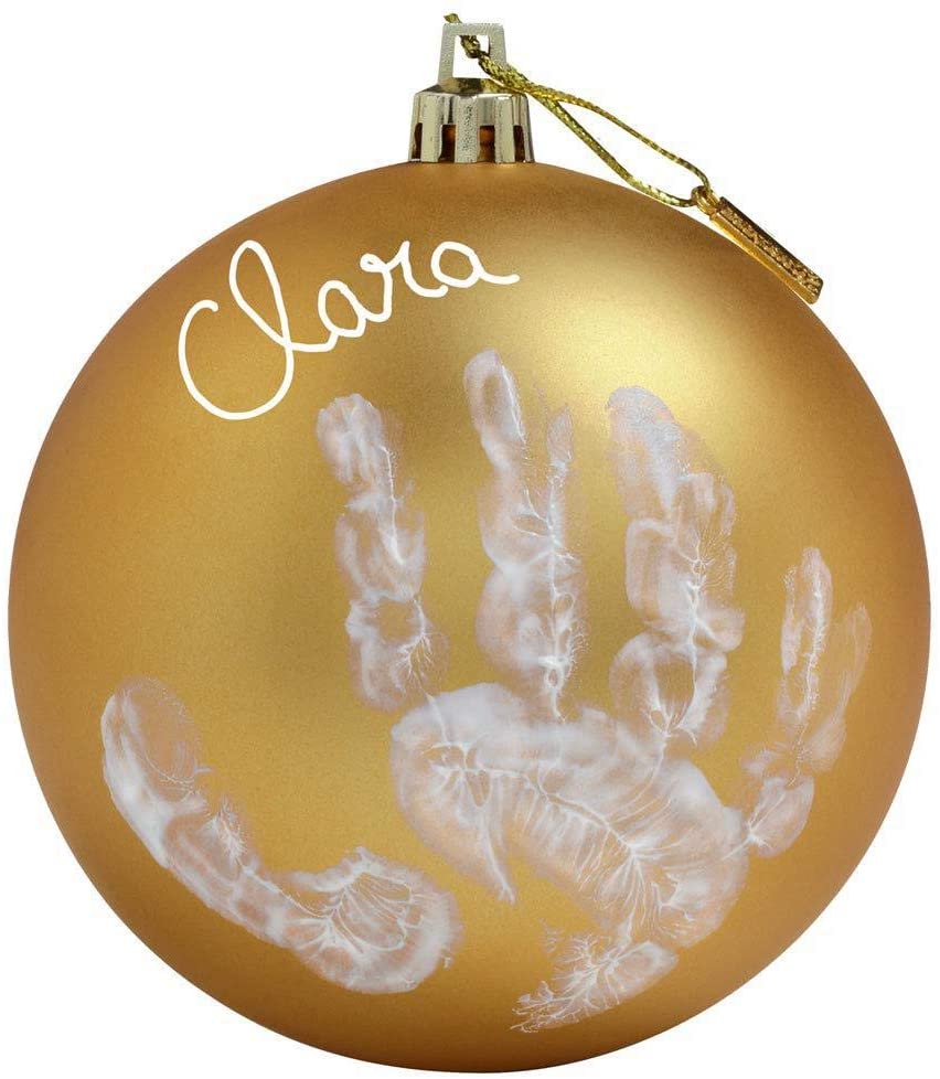 b52154b288e42d91acdcc2b3c55c946c Baby Art Christmas Ball Oro/Bianco - immagine 1