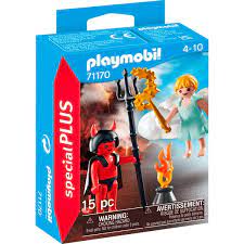 b55cc2408063a4f7e2fcb1cf557a08d5 PLAYMOBIL SPECIAL PLUS ANGELO E DIAVOLO - immagine 1