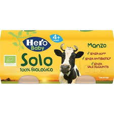 b5adae0c51e3ebbae5f127e777950304 Hero Omogeneizzato Bio Manzo Gr.80x2 - immagine 1
