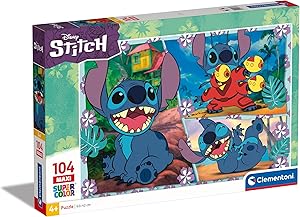 b64bc747f97f0cd147680af82f5759f8 Clementoni Puzzle 104 Pz. MAXI Stitch - immagine 1