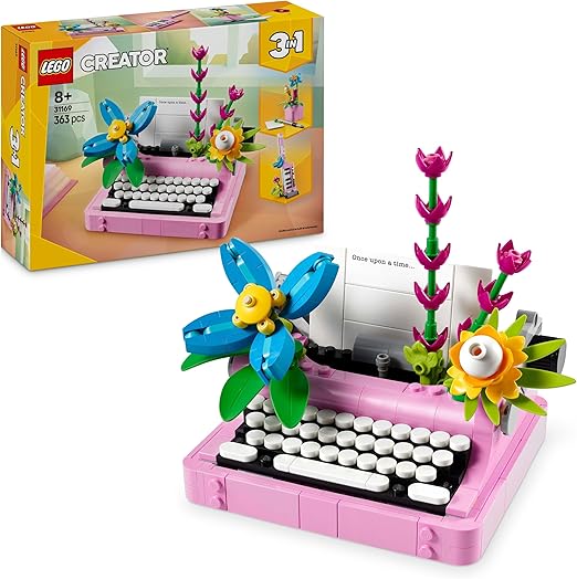 b83a5fb9b39d85924111ef4daaa7dfe1 Lego Creator Macchina da scrivere con fiori - immagine 1