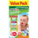 Babylino Pannolino Sensitive Mis.4 8-13 Kg Economy 50 pz.