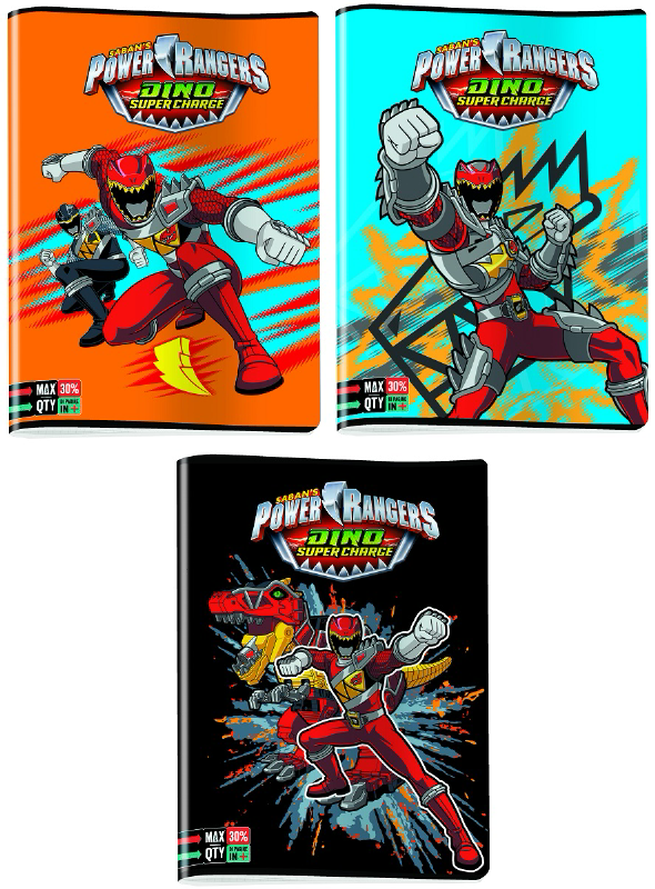 bb988227ed11d28201936d7c349f304a QUADERNO MAXI 96/100 POWER RANGERS ENERGY# RIG Q - immagine 1