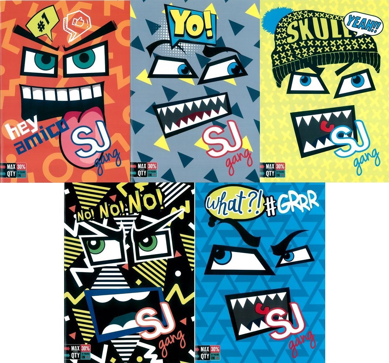 bbdfa1f168a514be5d9bb40dcb1d517d QUADERNO MX 96/100 SJ GANG FACCE DA SJ B# - immagine 1