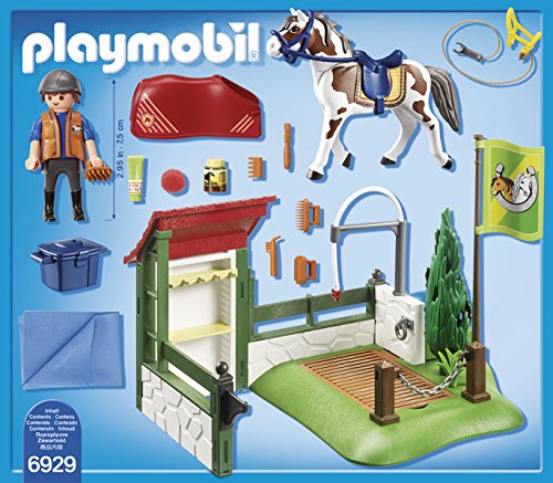 bc3da39d00b2a295eff97301279a5d35 Playmobil Area di Cura dei Cavalli - immagine 1