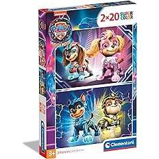 bc57dbd048a19e9fa8f2620e74ea4626 Clementoni Puzzle 2x20 pz. Paw Patrol The Mighty Movie - immagine 1