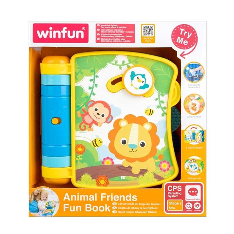 bcb265773f9714768b6bcb9bf4a77893 Winfun Libro Amici Animali Elettronico - immagine 1