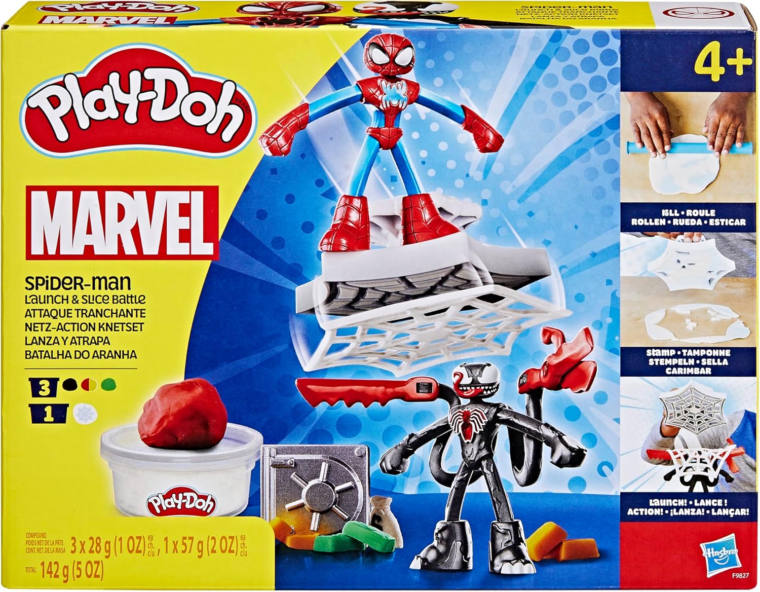 bcd771ed9ba0ef5e2013076c741c8f26 Play Doh Spiderman Launch & Slice Battle - immagine 1