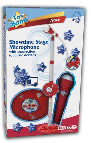 bd1786acdb03a18aa98c56bcccd79224 Bontempi Microfono da palco con connessione Mp3 - immagine 1