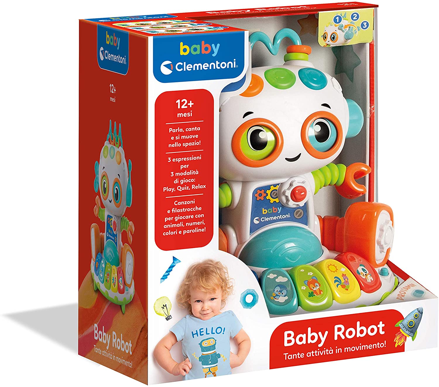 be8211edd13ba1421ac258d4137e86dc Clementoni Baby Robot - immagine 1