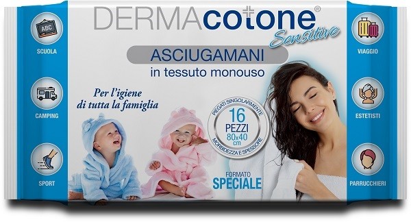 bf7b8df189c3ae17693394e5c460280f Dermacotone Asciugamani Monouso 80x40 pz.16 - immagine 1