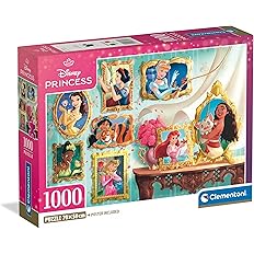 bfc8f8ed0ffb2719a2a80bacd9454f38 Clementoni Puzzle 1000 Pz. Disney Princess - immagine 1