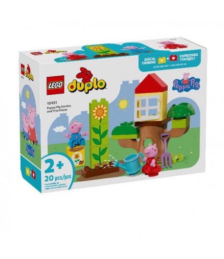 bffdc3937b157d1361204cdc276fec42 Lego DUPLO Il giardino e la casa sull’albero di Peppa Pig - immagine 1