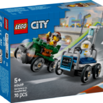 Lego City Great Vehicles Pack veicoli da corsa: aereo contro letto d’ospedale