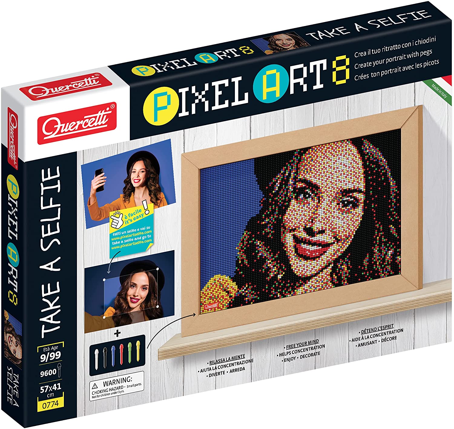 c281f12ef7a45d06c8a80a48a55c7851 Quercetti Pixel Art Take a Selfie - immagine 1