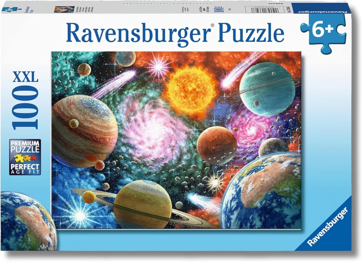 c3057abfe2cef3020b32e91e3ca49df0 Ravensburger Puzzle 100 pz. Stelle e Pianeti - immagine 1