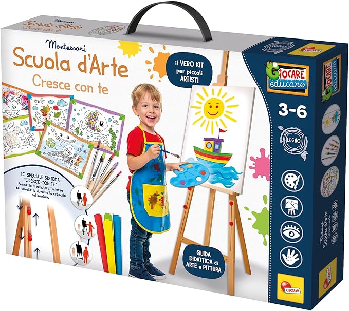 c323a2c20957062b9d41ae344dd93e15 Lisciani Montessori Scuola D'Arte Cresce con Te - immagine 1