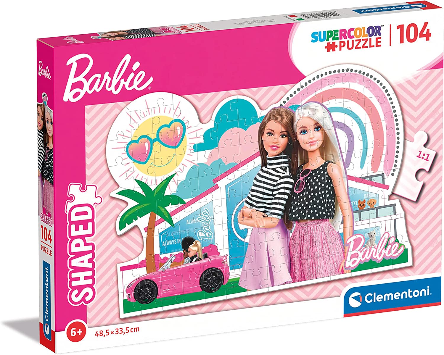 c352c390bbbf6af89cbba8321e06c8e3 Clementoni Puzzle 104 Pz. Barbie 2 - immagine 1