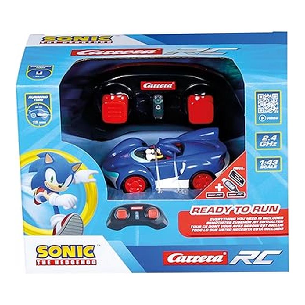 c37fda5f9313e3cb0703be17079f3d66 Carrera Mini Radiocomando Sonic 1:43 - immagine 1