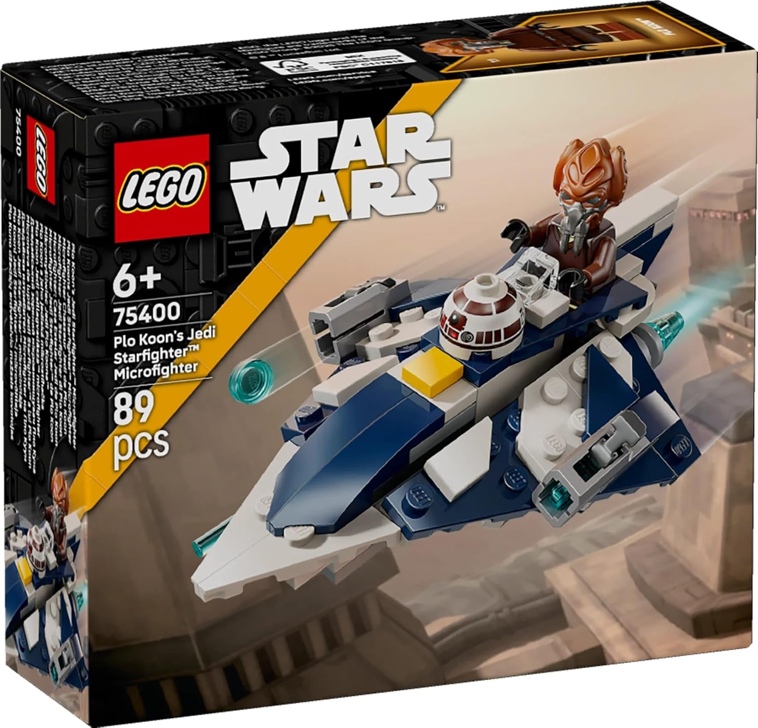 c48d6b61951af680787cc0f2e7d169e0 Lego Star Wars TM Microfighter Jedi Starfighter di Plo Koon - immagine 1