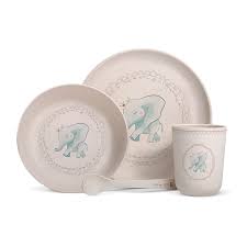 c4cb061b172f13ff3c047a878f49f844 Label'tour Set Piatti Bamboo Elefante - immagine 1