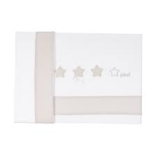 c54e46257acde675938ee9c1375751a4 Picci Set lenzuolino letto 3 pz. ric. DREAM - TORTORA - immagine 1