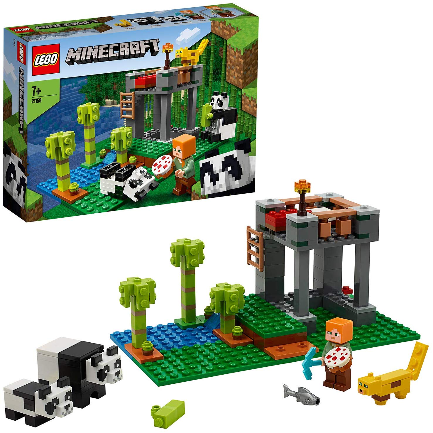c6fba28ca0f19218157be917997b951d Lego Minecraft L'allevamento di panda - immagine 1