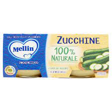 c7b92dad470451fd276ca93d8e5fe416 Mellin Omogeneizzato Zucchine gr.80x2 - immagine 1