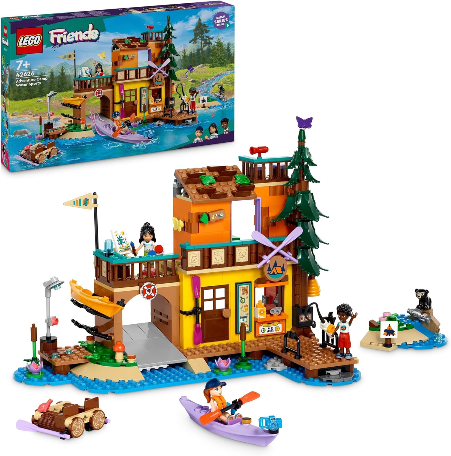 c89f14a06eefd1c198c21b5baca89b9c Lego Friends Campo Avventura - Sport acquatici - immagine 1