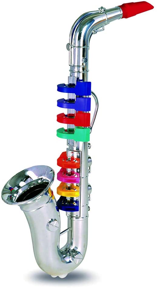 c905bb38fb9c4003920720834ab00ff4 Bontempi Sassofono Cromato Grande a 8 Note - immagine 1