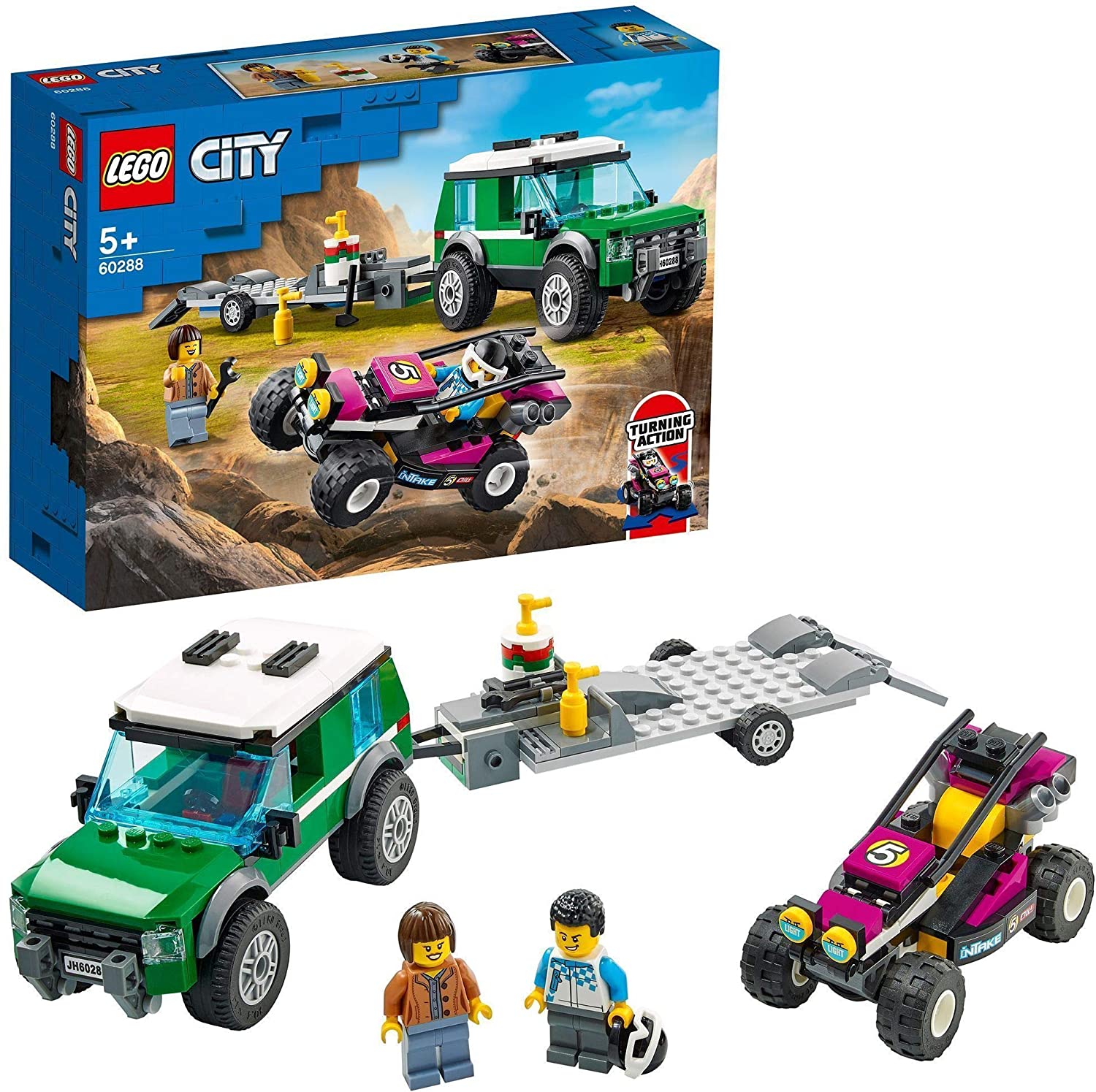 c92f2d848006368ee403d1f41d8ea0e9 LEGO City Trasportatore di buggy da corsa - immagine 1