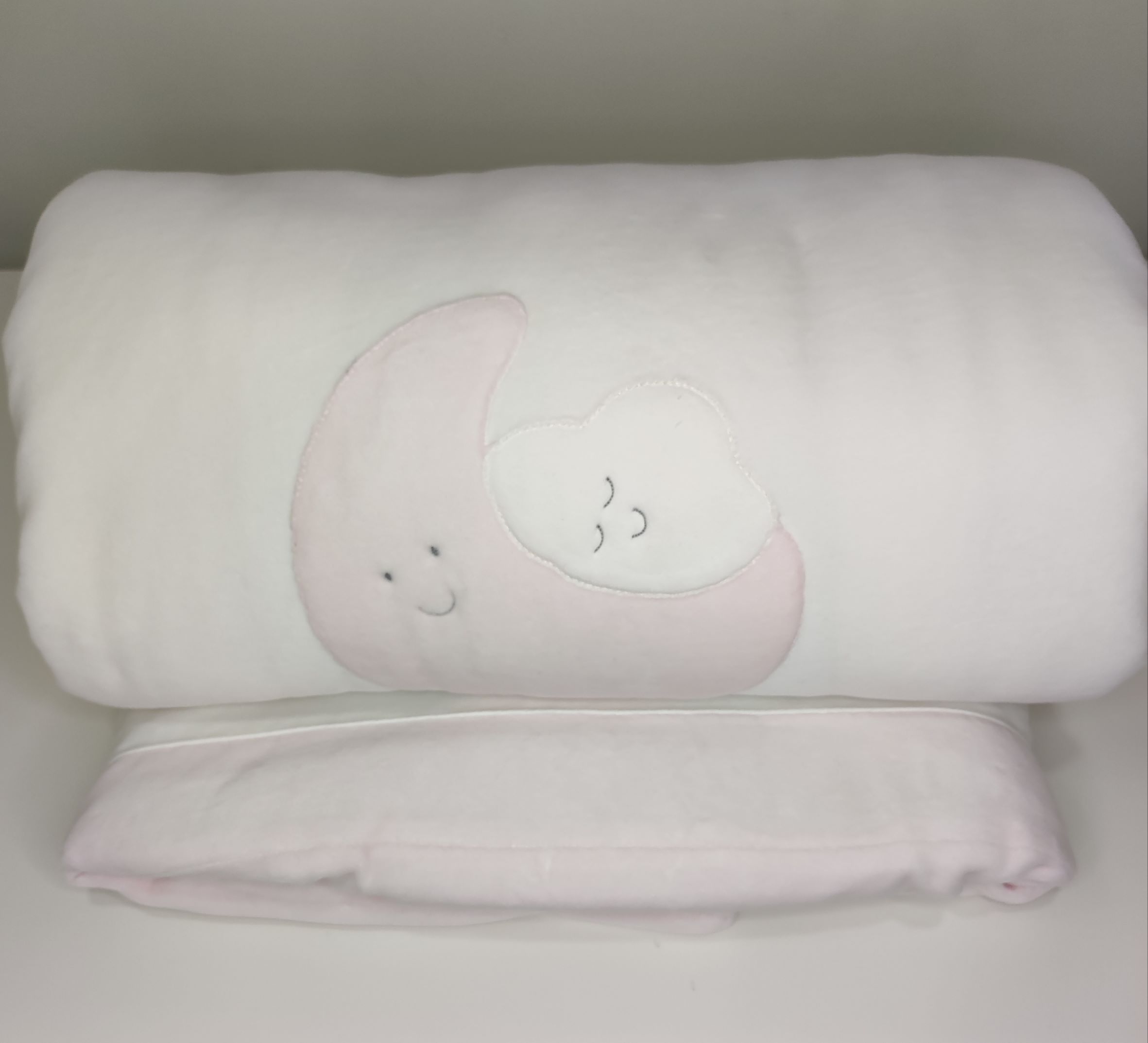 c9c8ab373247a5896a2ab59bd31832ce Copertine Lettino in Ciniglia Rosa/Rosa/Rosa - immagine 1