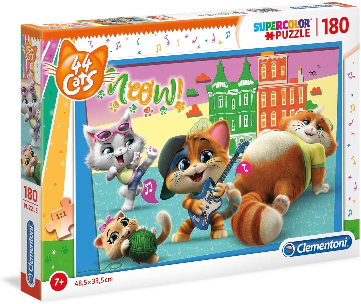 c9cb41619741f58b4636a8b8f7ebd3d5 Clementoni Puzzle 180 pz. 44 Gatti - immagine 1