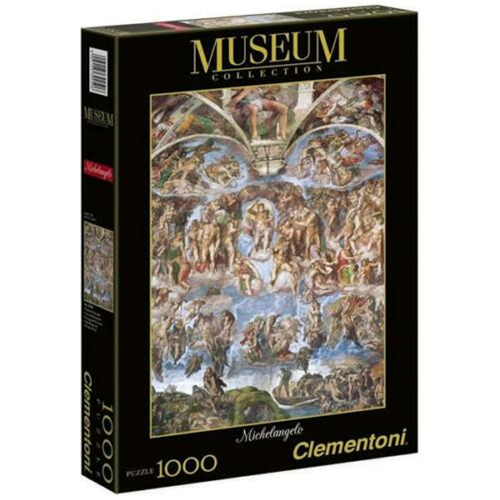 c9d89dfe44183055408cb39439c02c22 Clementoni Puzzle 1000 Pz. Michelangelo - Giudizio Universale - immagine 1