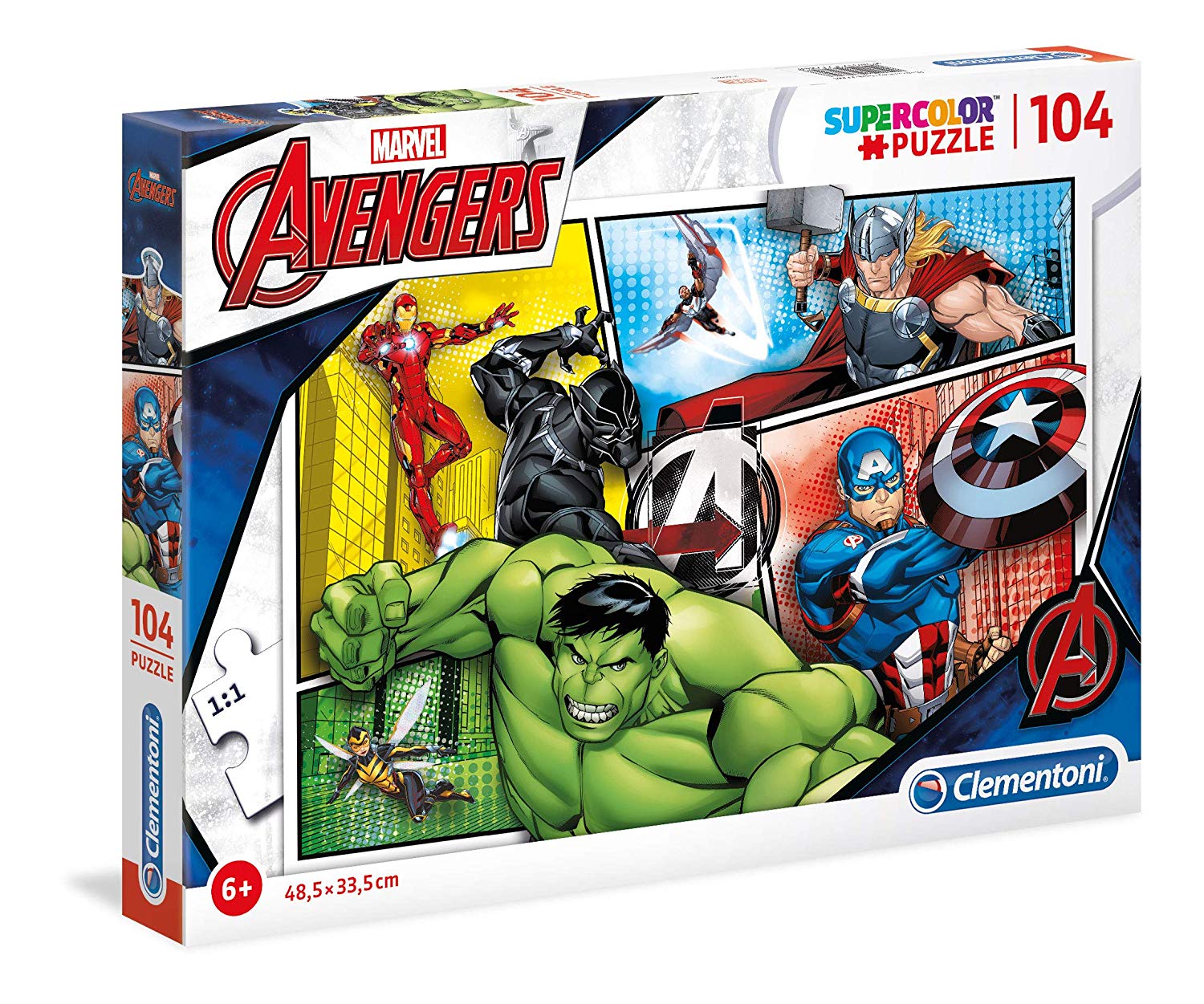 cb215139b86fa1af3e90d0ade36e0025 Clementoni Puzzle 104 pz. Avengers - immagine 1