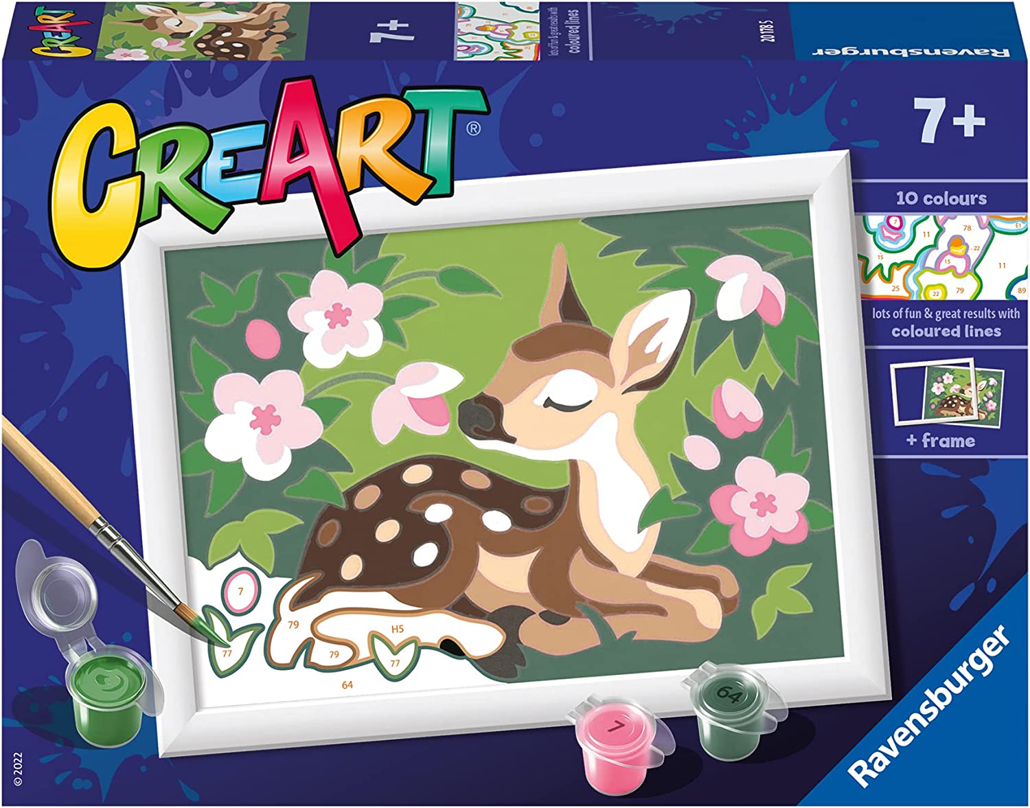 cb34546f551f9160c5a5dbf410d5dfaf Ravensburger CreArt Serie E - Cerbiatto - immagine 1