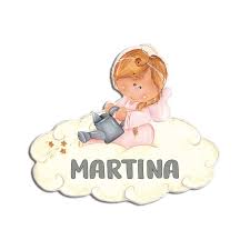 cd1bbea0f1e6b8d16d6f370b8323dbda DEKORI TARGHETTA ANGELO STELLA ROSA - immagine 1