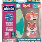*CHICCO LEGNO SET 2 VOLPI PAPÃ