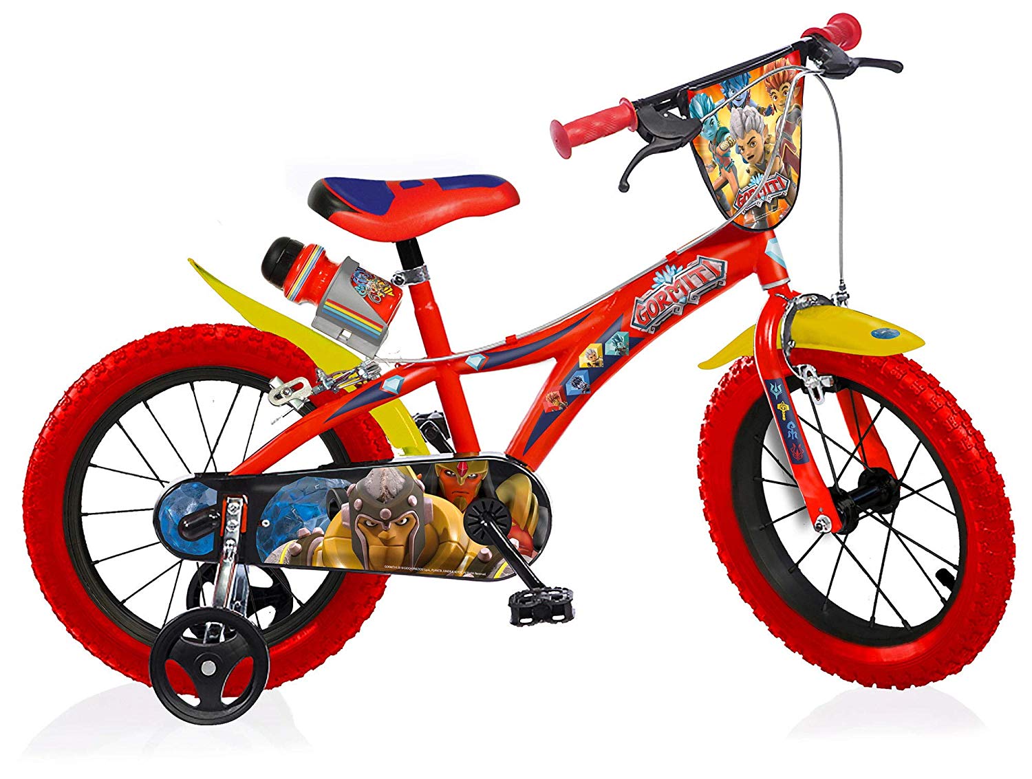 cd98664fe131628b0fd49b9697936daf Bicicletta 16" DINO Gormiti - immagine 1