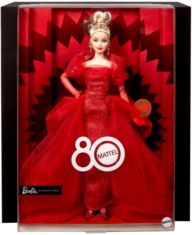cdc21f2933c978220a5f7dc0d9c486b0 Barbie 80° Anniversario Mattel - immagine 1
