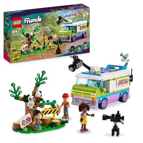 cde00bd275c215b1da688e16d0f6e6f7 Lego Friends Furgone della troupe televisiva - immagine 1