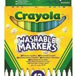 Crayola 12 Pennarelli Punta Fine Lavabili