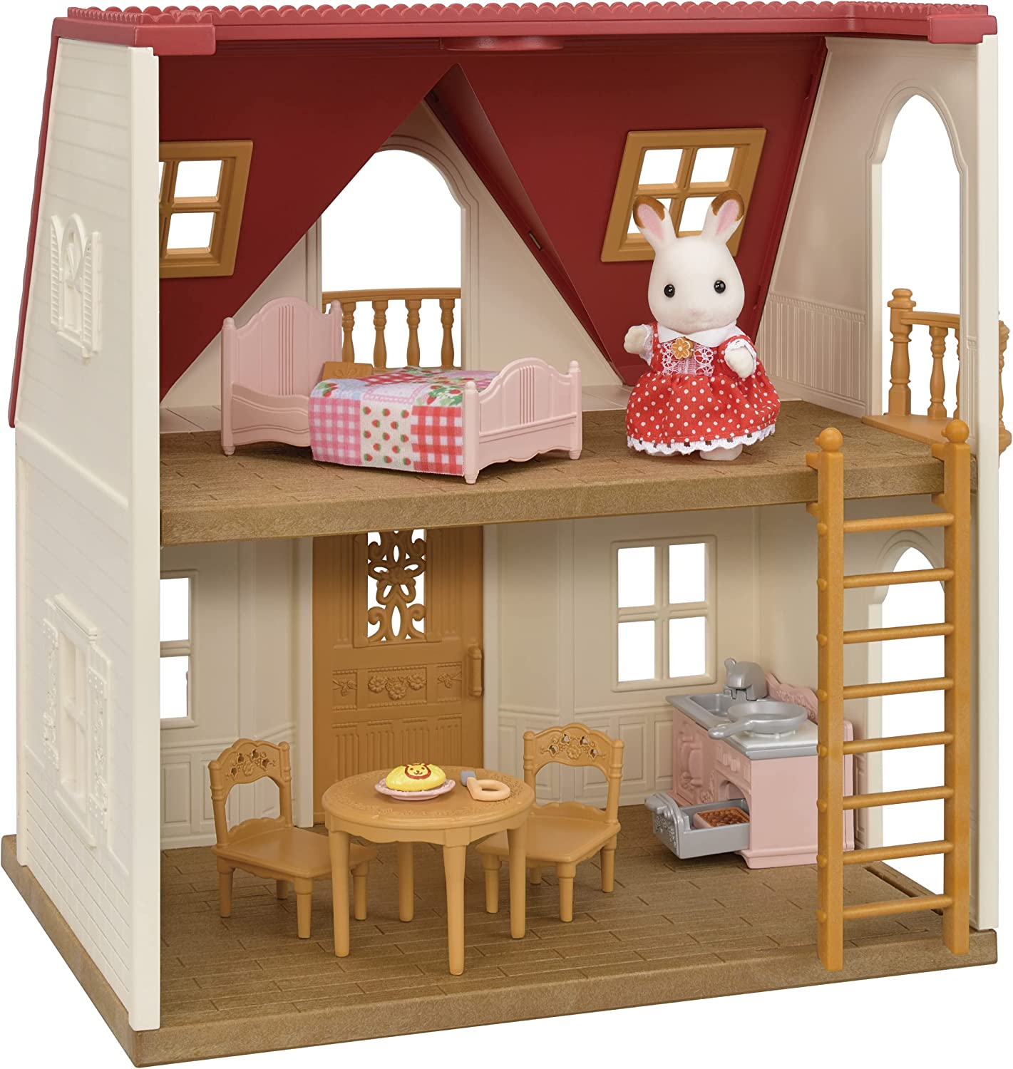 ce8aafa03a19c8225b173a3930d066f0 *Sylvanian Families New Red Roof Cosy Cottage - immagine 1