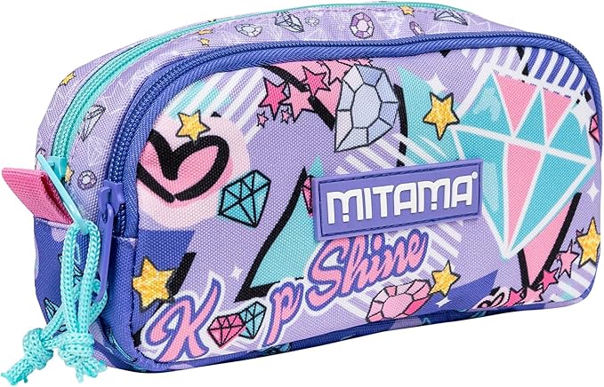 cea5f9422addad6eba5b799fb8719f0d BUSTINA DUE ZIP MITAMA DOUBLE DIAMOND - immagine 1