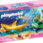 Playmobil Re dei Mari con Carrozza e Squalo