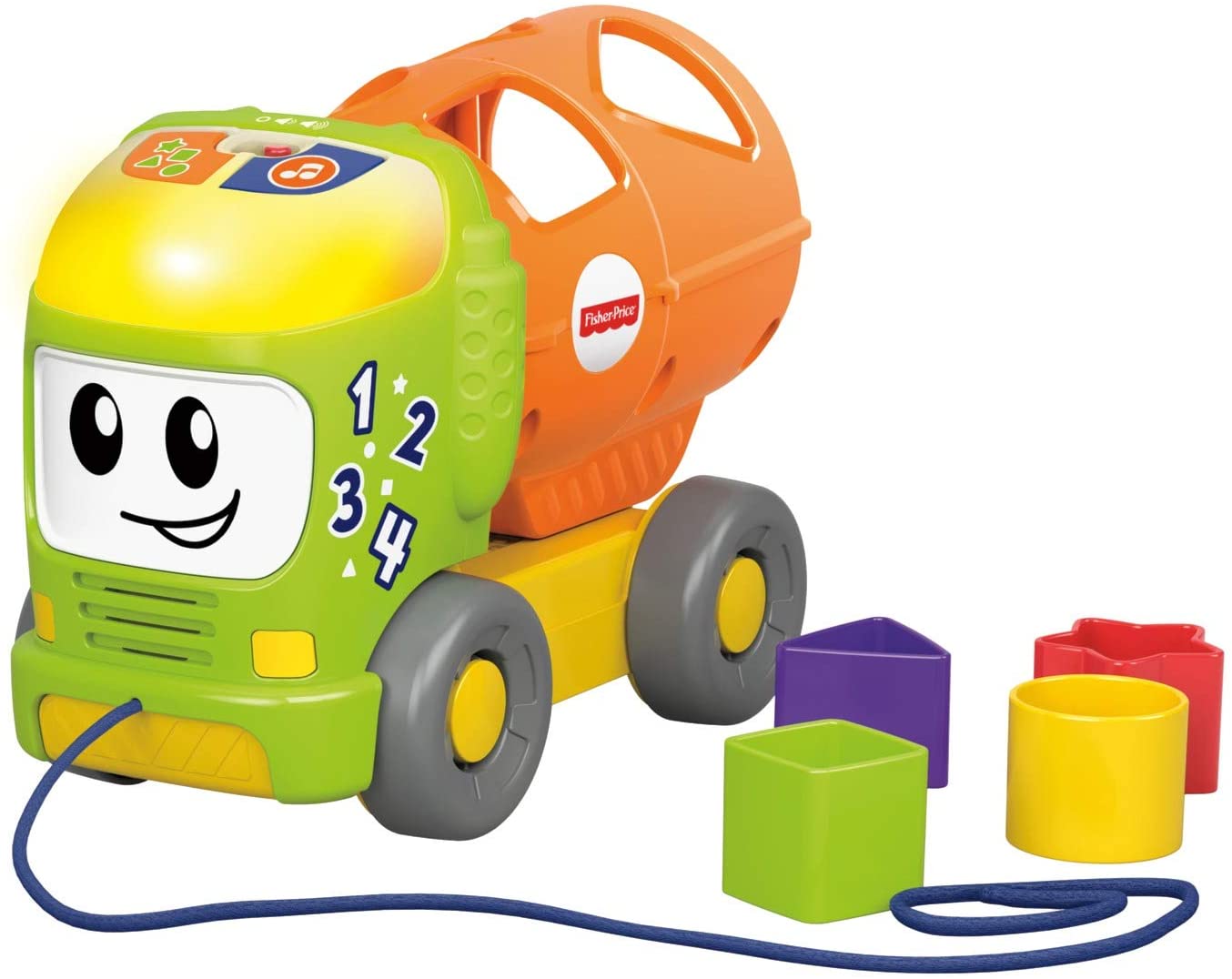 cf9ccf835e93817fe1a9b3ce21ddf24f *Fisher Price Camioncino Cercaforme Parlante - immagine 1