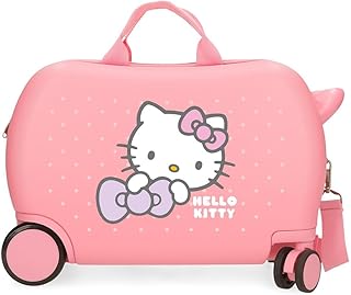 d0480ab4c1ab8c5707a4dab12fc4e4a7 Valigia 4 ruote Hello Kitty My Favourite Bow Rosa - immagine 1